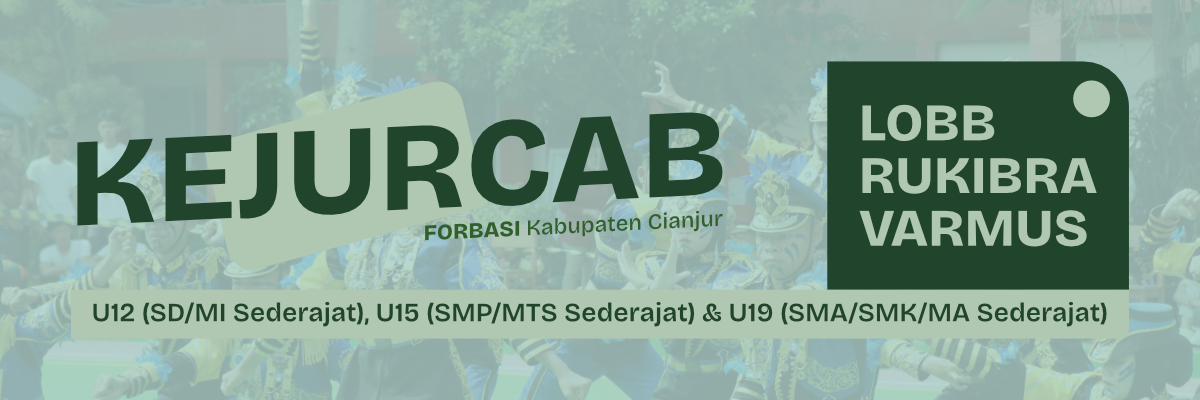Banner Kerjurcab FORBASI Kab. Cianjur 2026